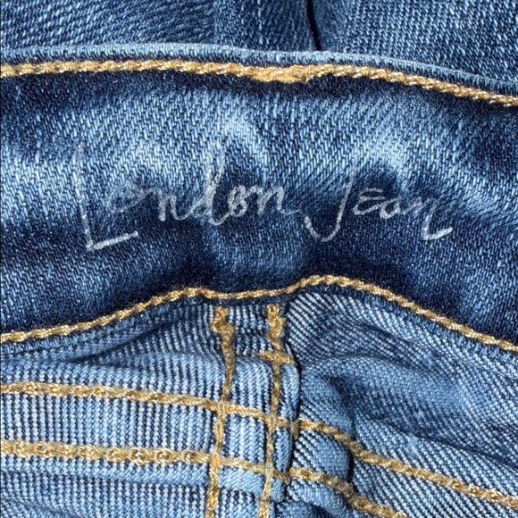 London Jean Dark Blue Skinny Low Rise Jeans Women’s Size 2 - Picture 7 of 8